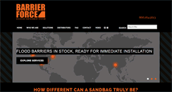 Desktop Screenshot of barrierforce.com